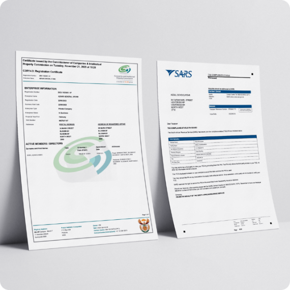 Company Reg. (Pty) Ltd